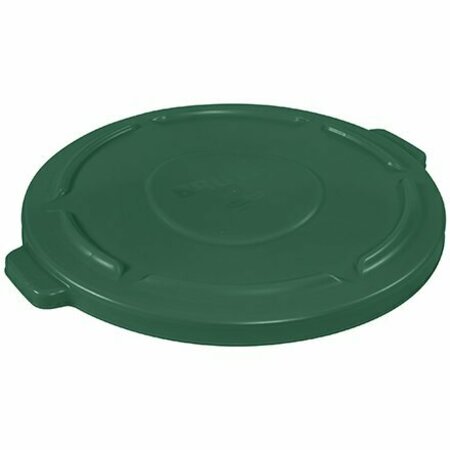 BSC PREFERRED Rubbermaid Brute Flat Trash Can Lid - 44 Gallon, Green H-1049G